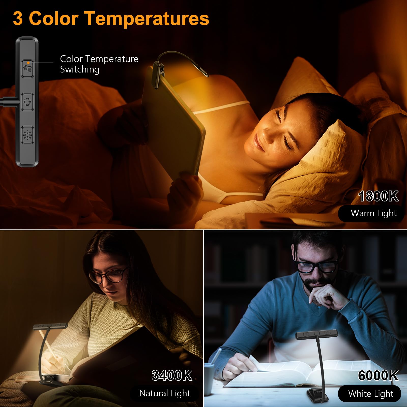 Gritin 3400K mixed mode offers versatile lighting for late-night pages
