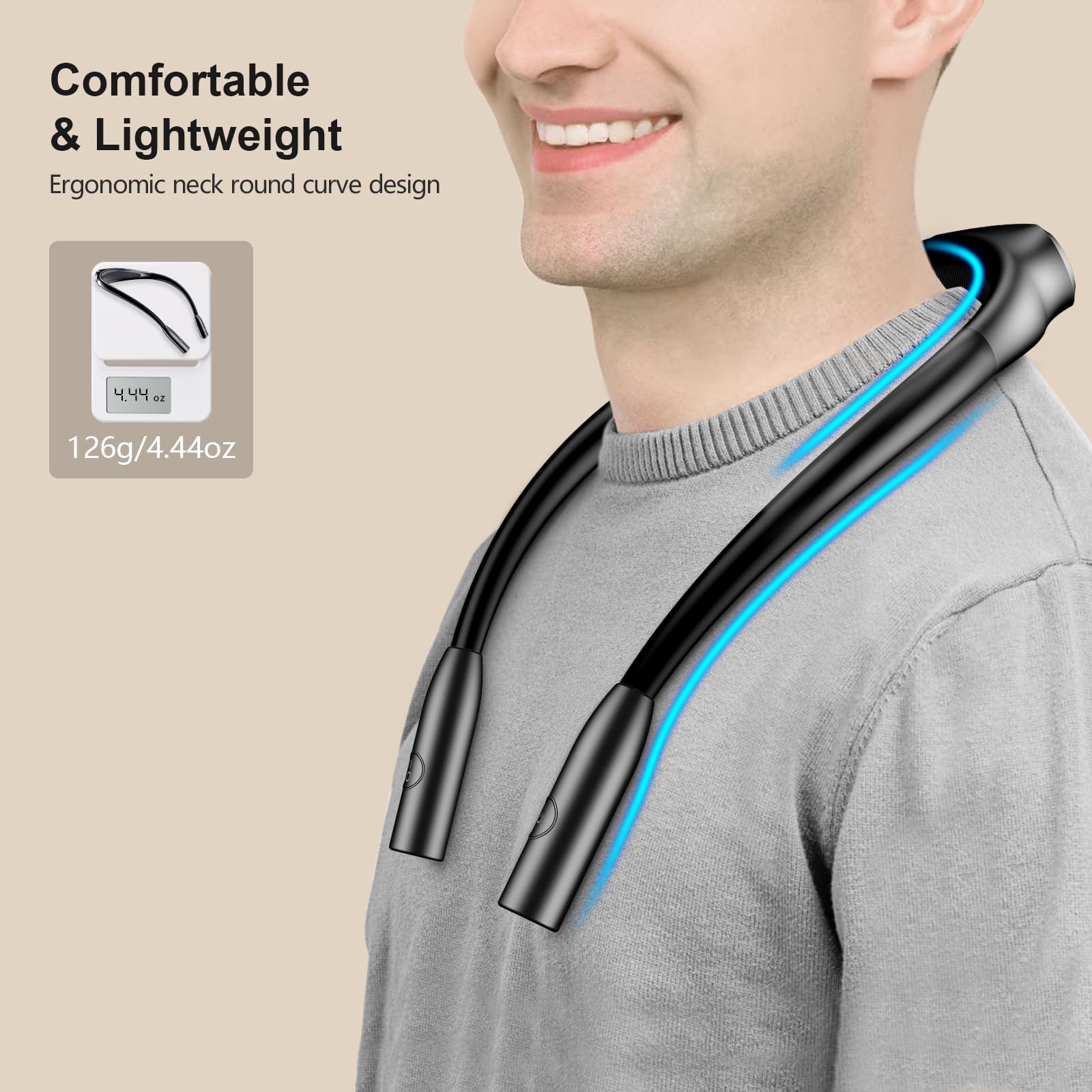 Gritin neck light warm white 3400K ideal for late-night editing.