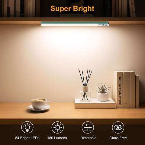 Gritin three-color temperature settings for warm to cool task lighting.