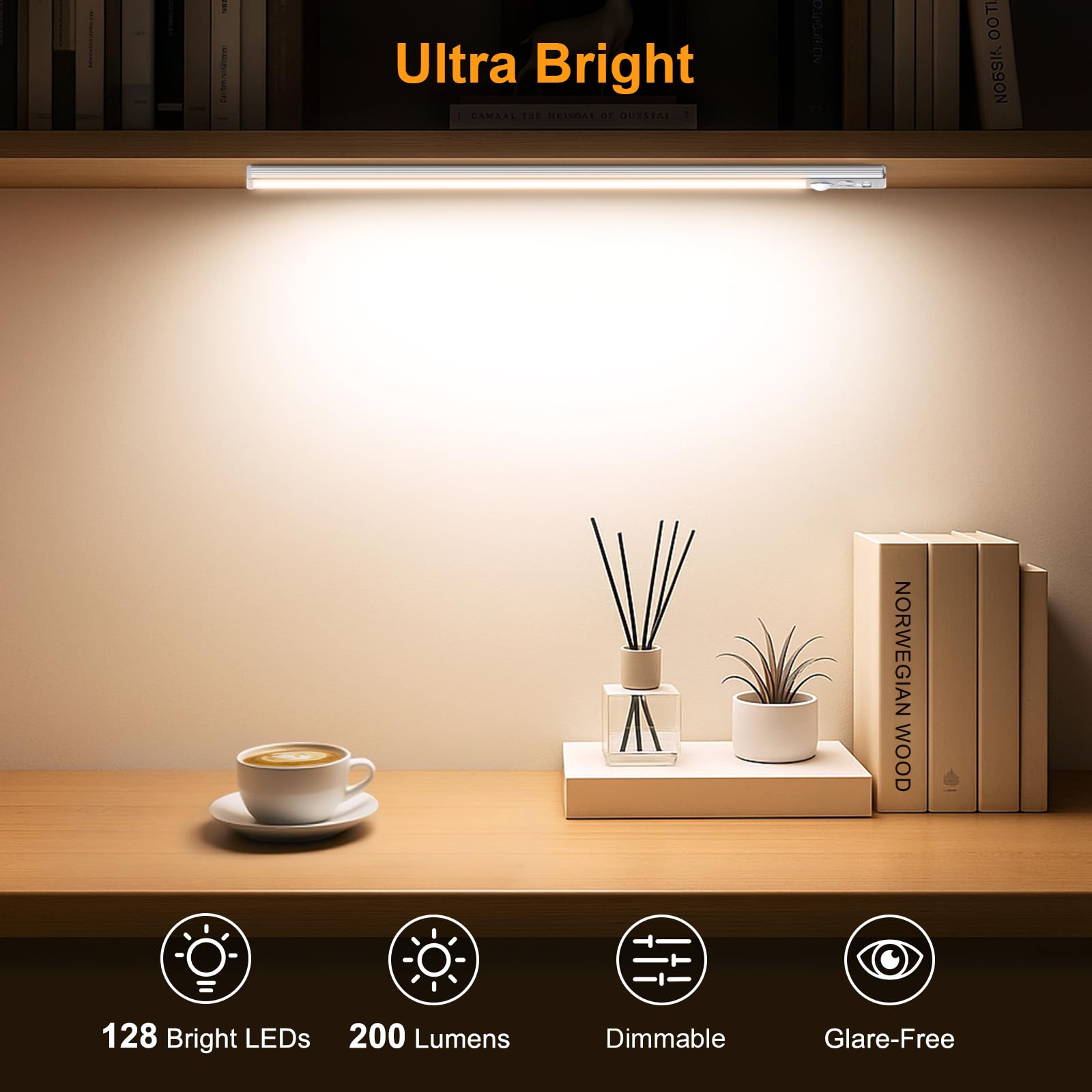 Gritin motion sensor glow activates on approach, saving energy.