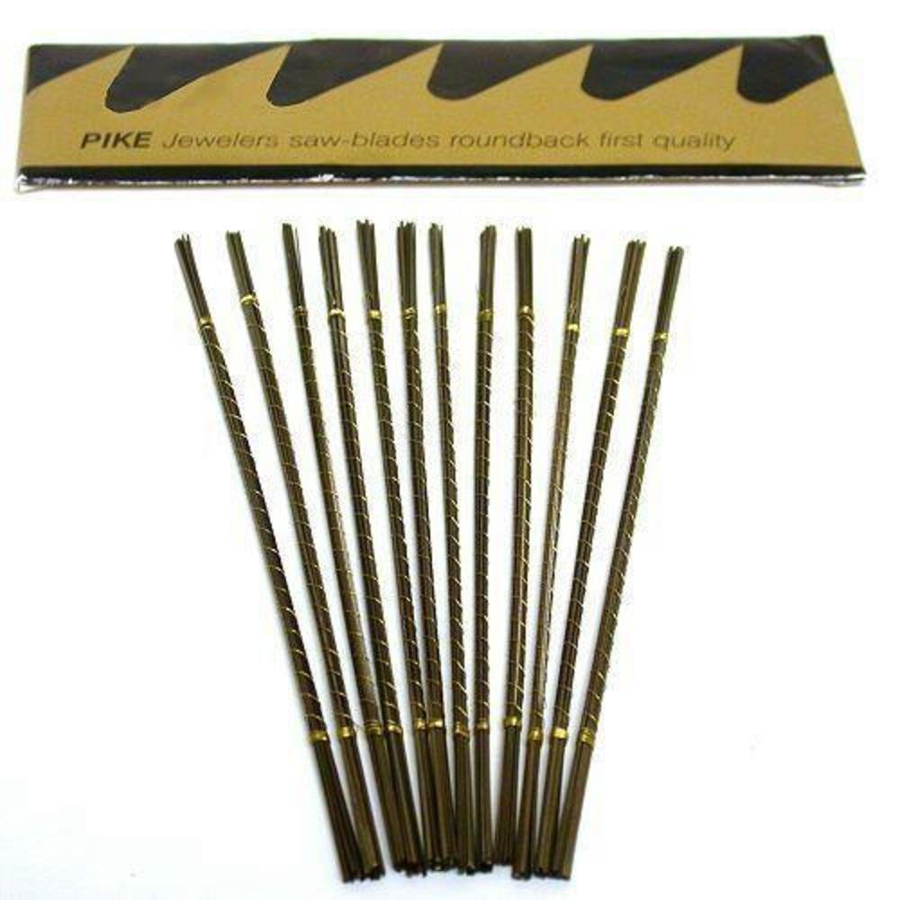 Grobet USA Pike saw blade #2/0 for precise jewelry cutting and ring sizing.