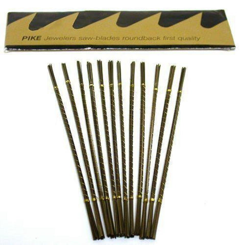 Grobet USA Pike saw blade #2/0 for precise jewelry cutting and ring sizing.
