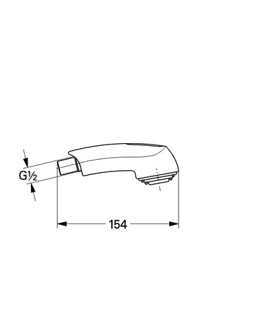 GROHE 46312SD0 RealSteel finish close-up highlights durable finish and modern style.