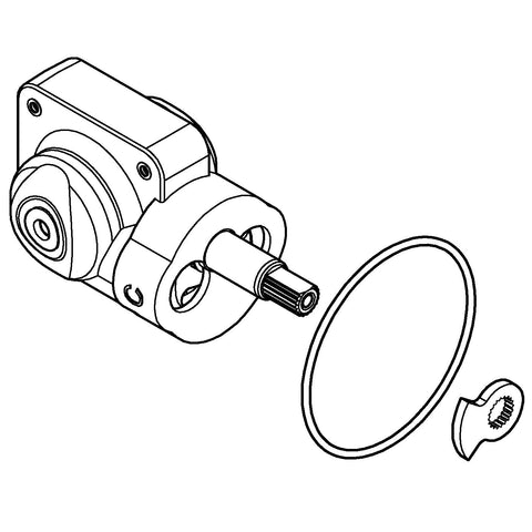 GROHE PBV-35210 balance cartridge interior components enable smooth operation.