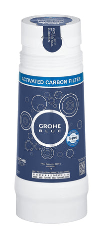 GROHE Blue active carbon filter in use delivering fresh-tasting water