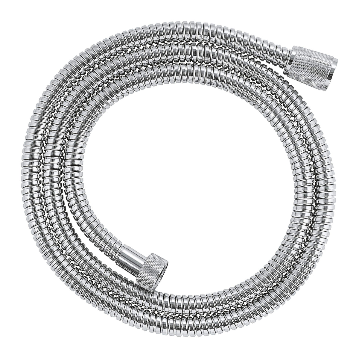 GROHE RelexaFlex 59-inch shower hose, long and flexible for easy rinsing.