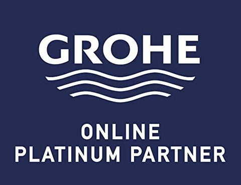GROHE temperature limiter adjustment on single-lever mixer aids safe, customizable use.