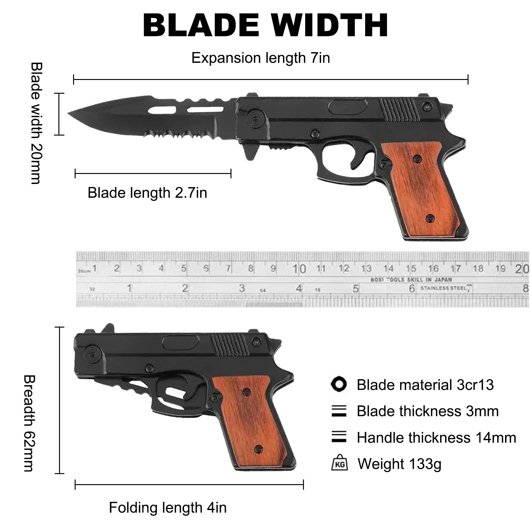 Grombolar pocket knife closed design showcases compact portability for pocket carry.