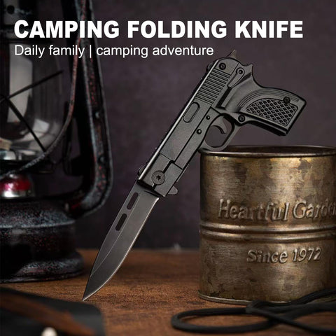 Grombolar pocket knife ergonomic handle for a secure, comfortable grip.