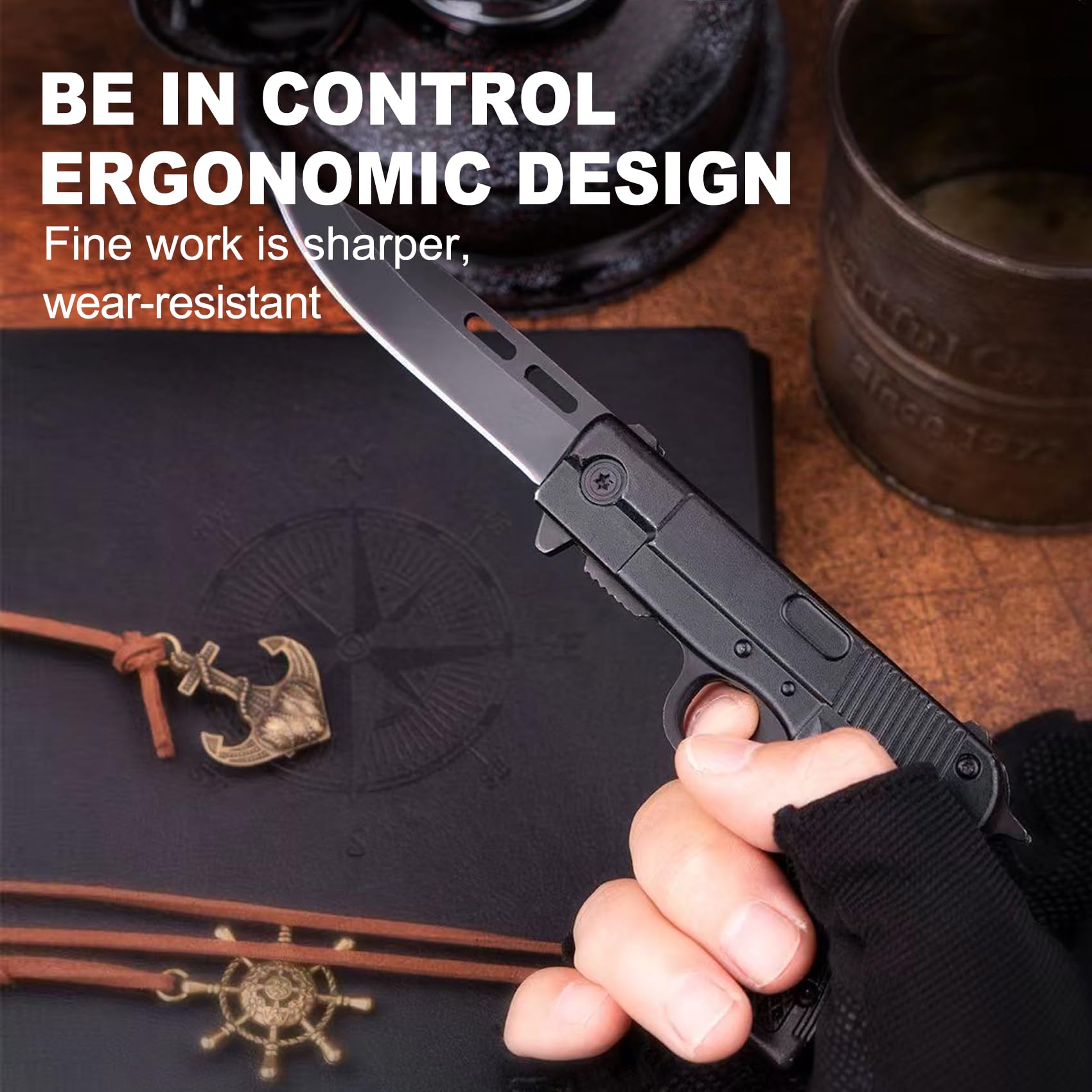 Grombolar pocket knife in-pocket display emphasizing portability and discretion.