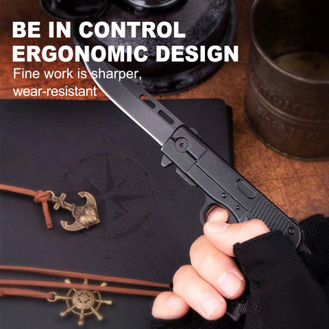 Grombolar pocket knife in-pocket display emphasizing portability and discretion.