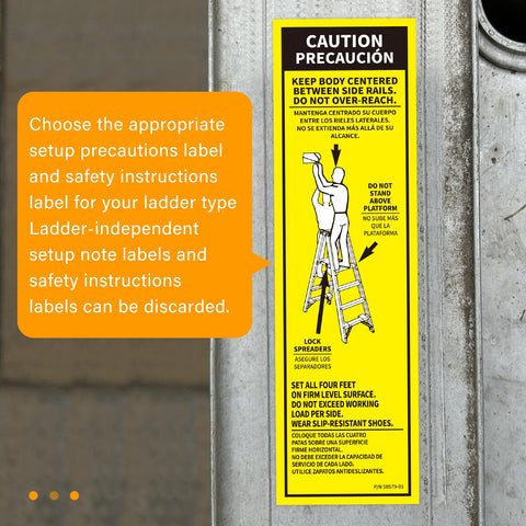 GRONGU LFS100 FG compatibility with Werner LFS100 fiberglass ladders.
