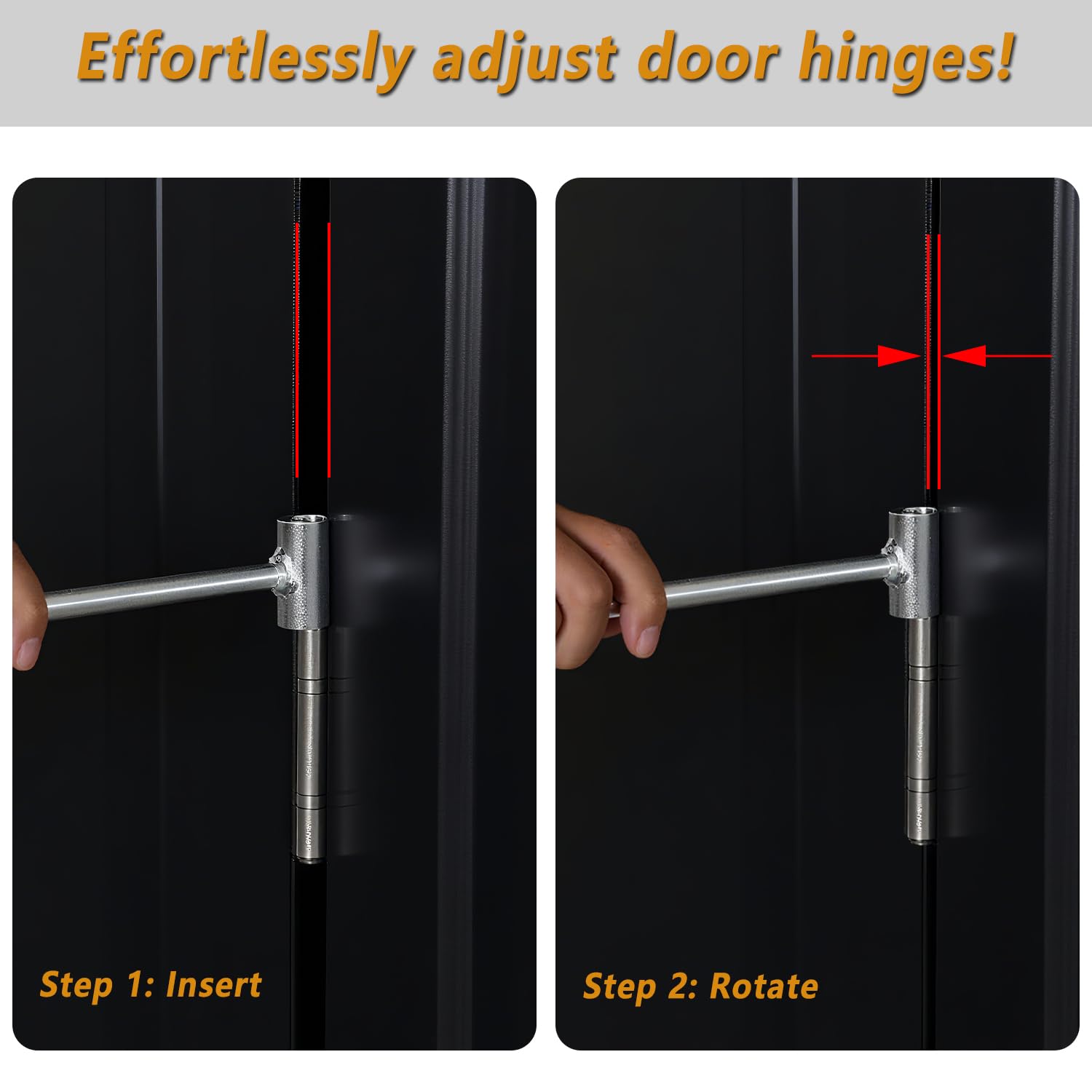 Groqrsn door hinge adjustment tool dual head small—handles small hinges accurately.