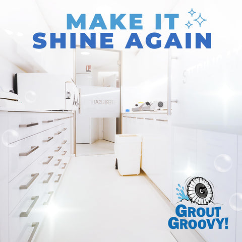 Grout Groovy ideal for apartments and RVs, great for on-the-go tile care.