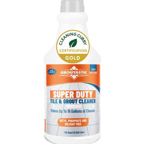 Groutastic Super Duty Degreaser packaging shot highlights professional-strength cleaning.