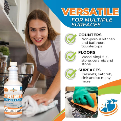 Groutastic tile clean close-up reveals deep stain lifting on grout.