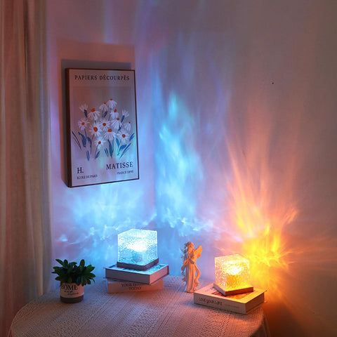 Growalleter Cube Lamp showcases multiple color options for mood lighting