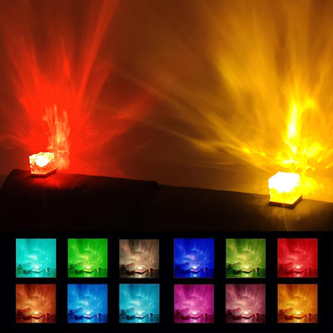 Growalleter Ocean Wave Projector Light controlled via remote for convenience
