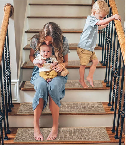 GROWLING reusable stair treads are easy to clean and reapply.