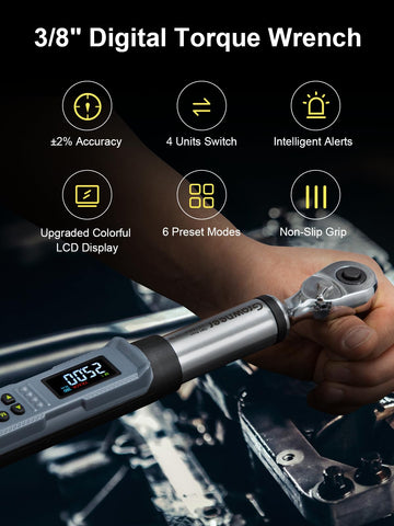 GROWNEER buzzer alerts when preset torque is reached