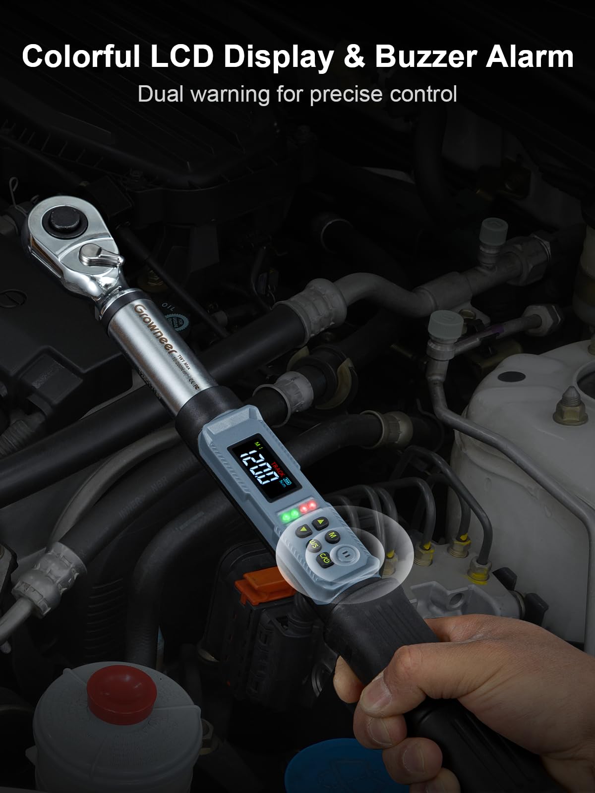 GROWNEER socket set included for versatile fastener work