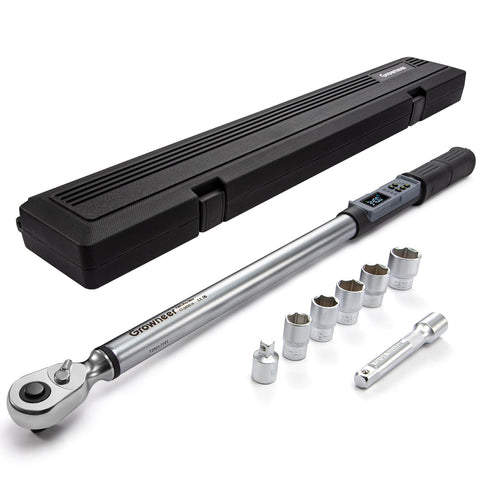 GROWNEER digital torque wrench with LCD display for precise torque control