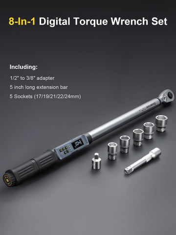 GROWNEER five-inch extension bar reaches tight spaces more easily