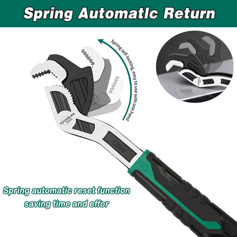 Groword adjustable wrench with ergonomic handle offering comfortable grip