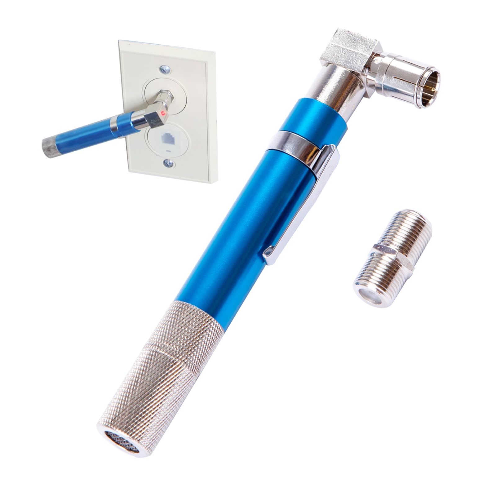 GROWORD coaxial pocket toner highlighting outlet connections for quick cable identification
