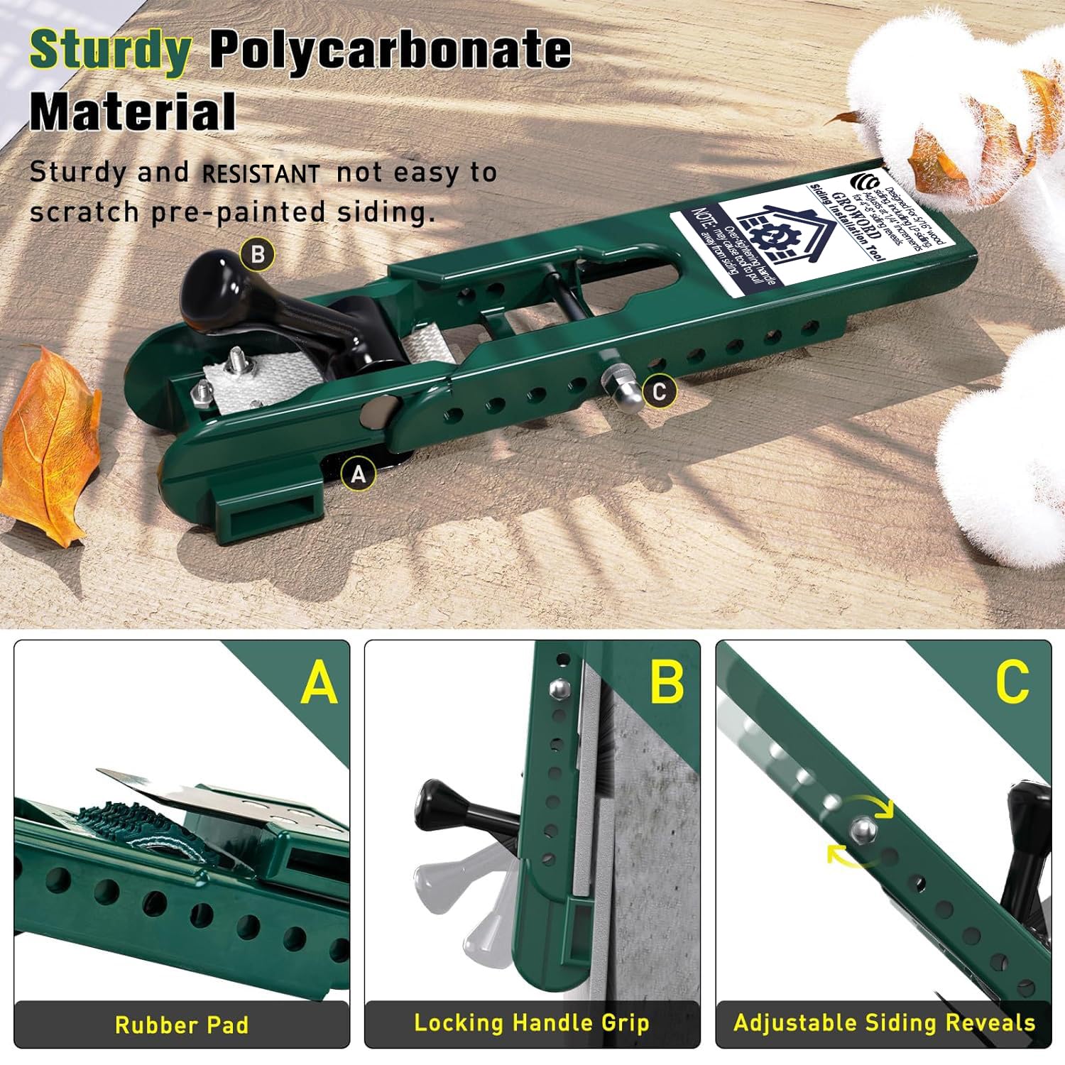Groword Easy Step Installation Method demonstrates guided steps that reduce setup time.