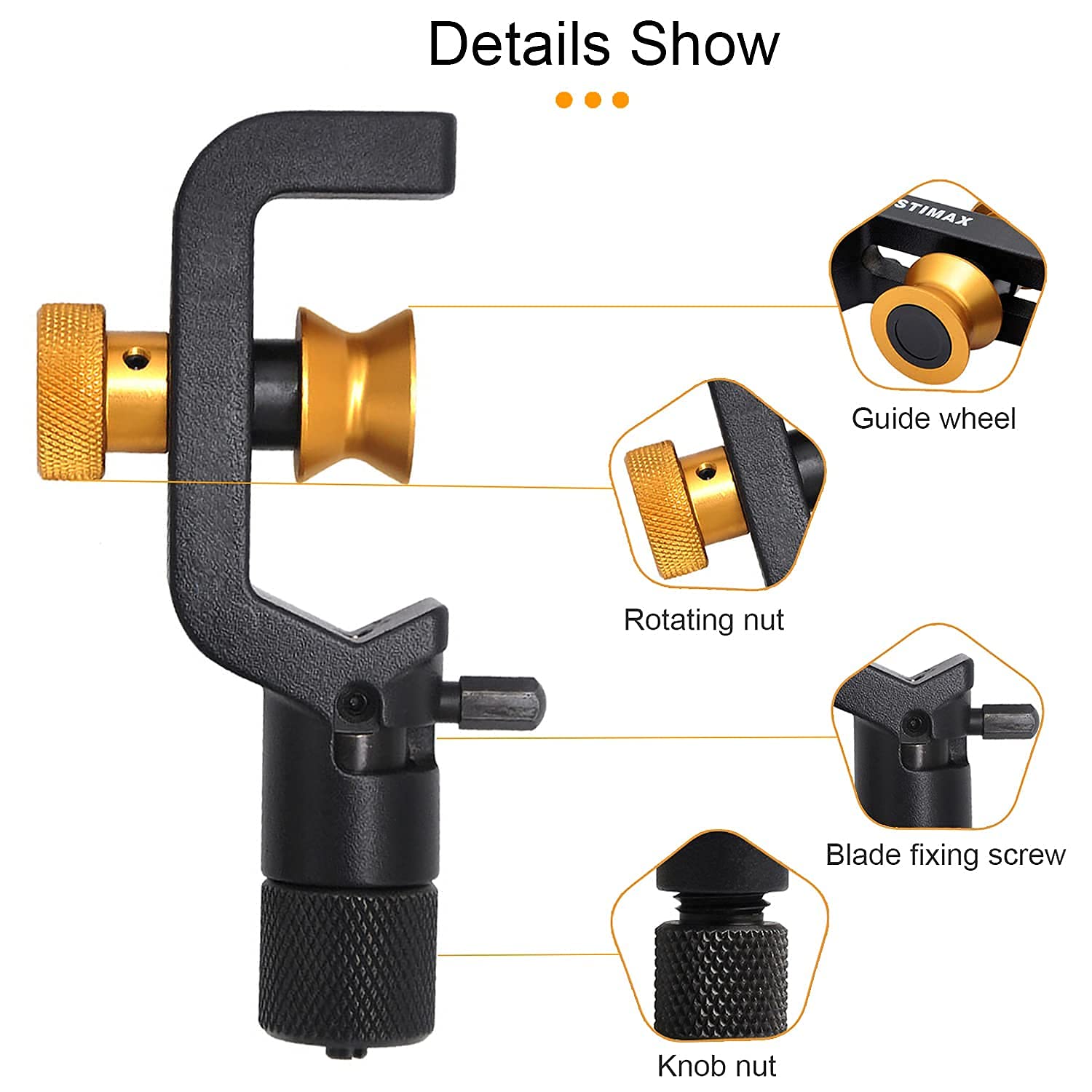 Groword adjustable-depth blade adapts to different jacket diameters safely.