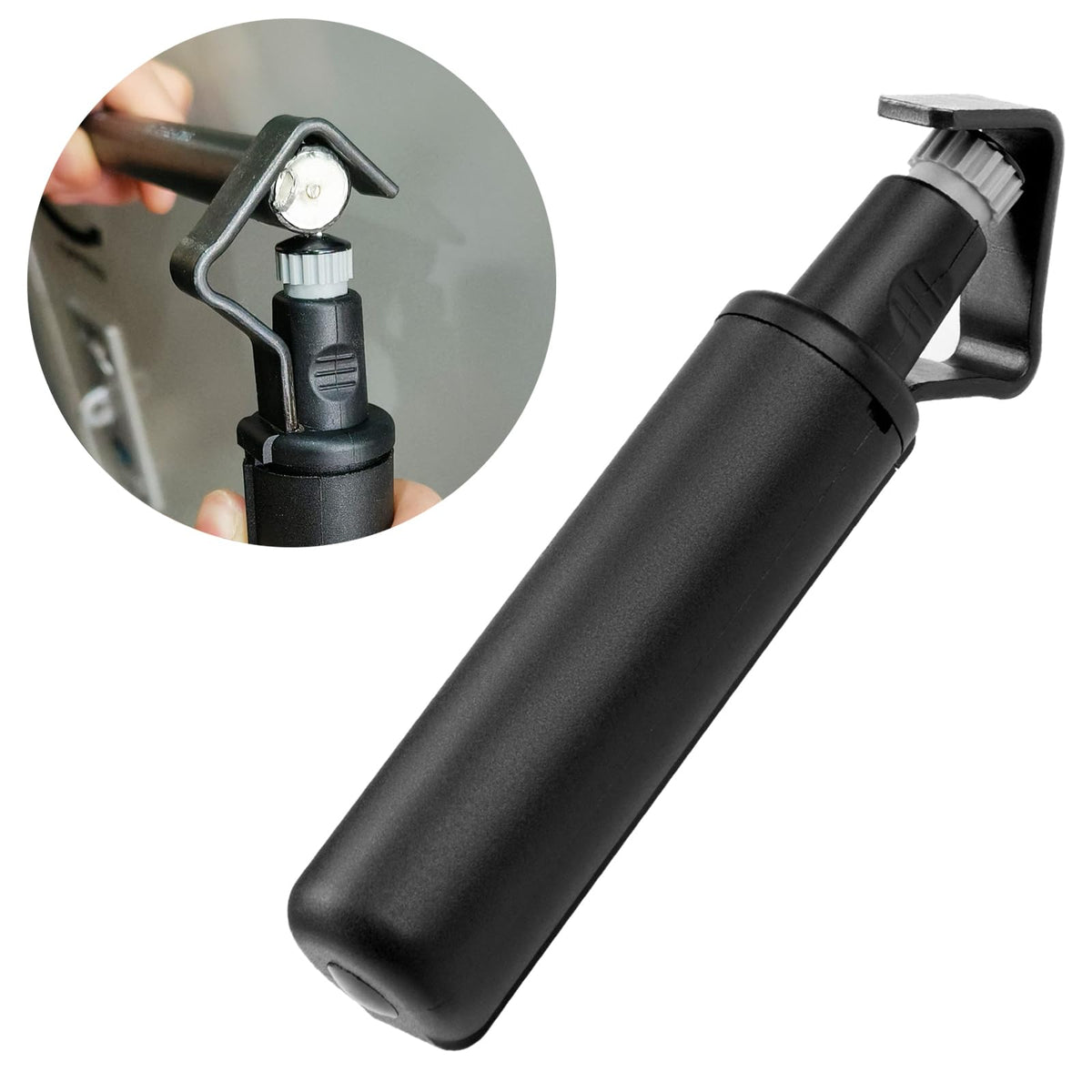 Groword GROWORD round cable stripper in action for clean jacket removal.