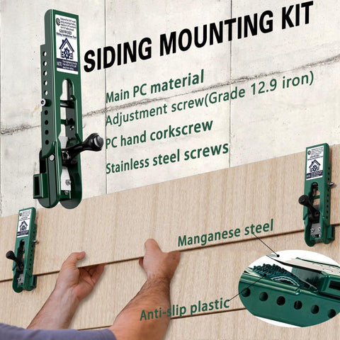 Groword Siding Tool Materials and Build show rigid PC body and steel fasteners.