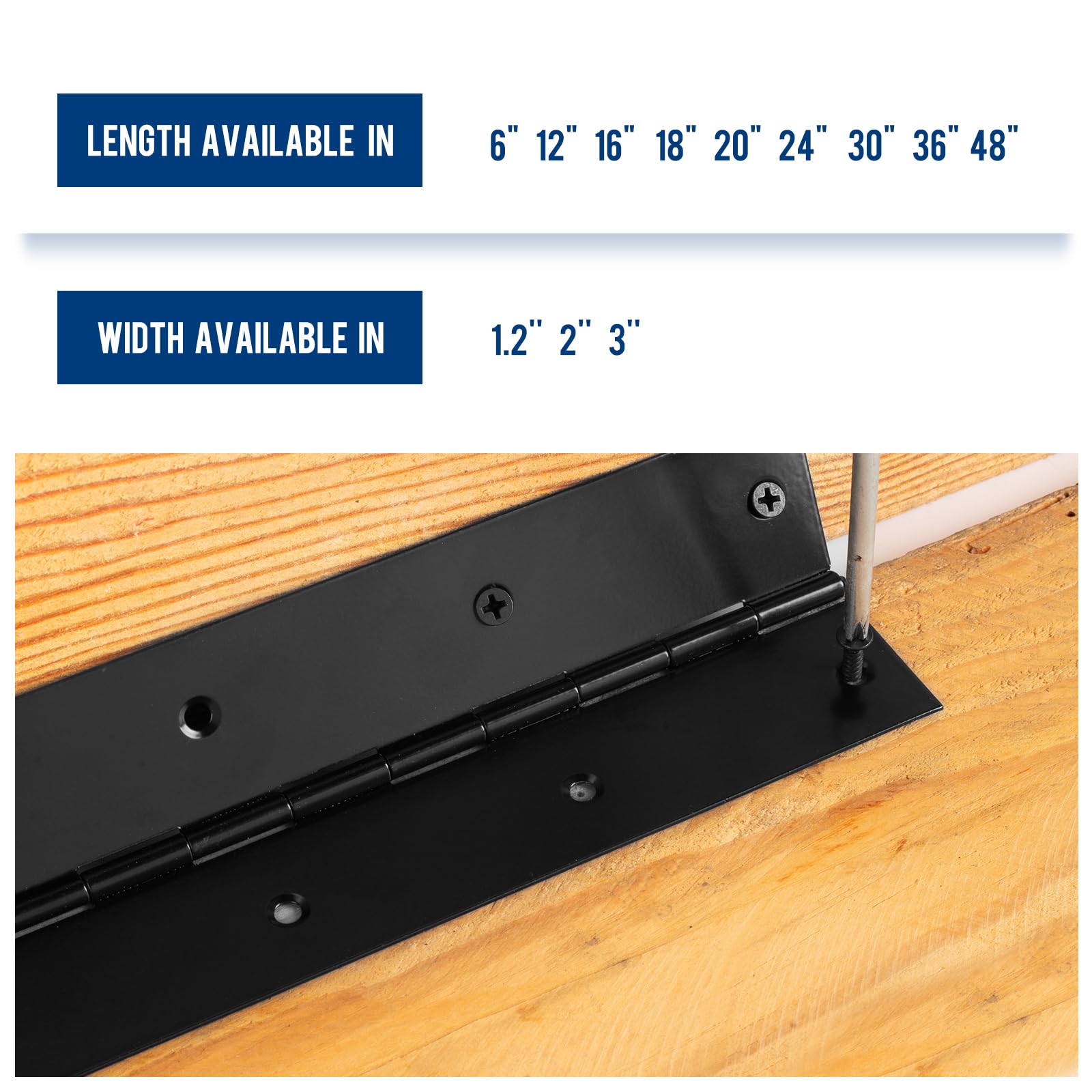 GRRONZEE 304 stainless steel hinge with screws for quick mounting