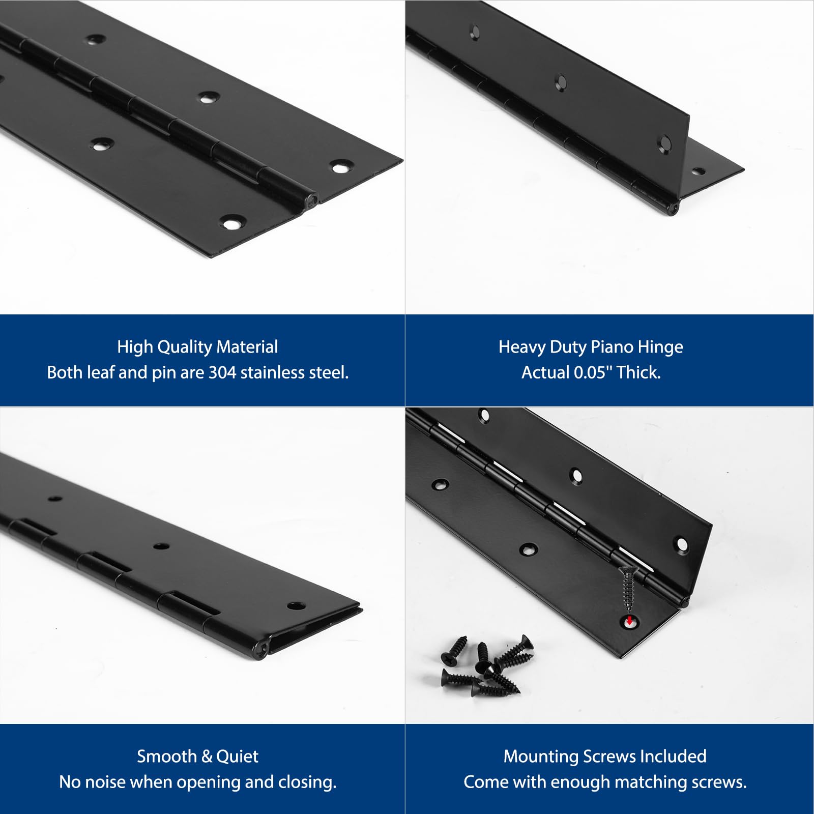 GRRONZEE cut-to-length hinge suits DIY cabinets and chests