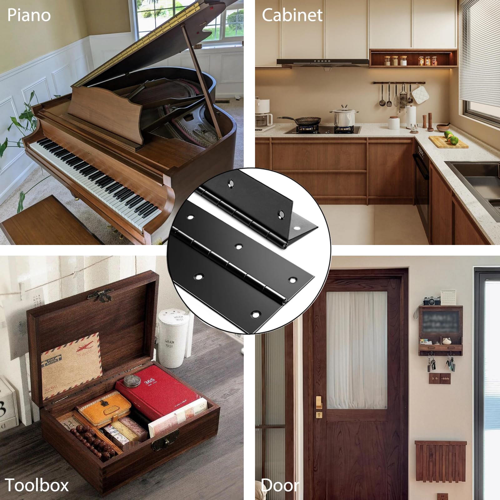 GRRONZEE 48in hinge with screws included for quick install