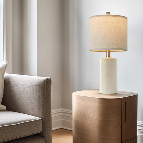 G-SAFAVA creamy white finish complements clean, minimal decor