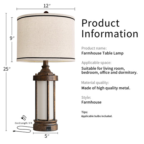 Easy assembly with included bulbs for G-SAFAVA lamps
