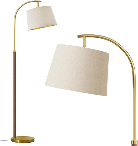 G-SAFAVA two-year service included with chestnut floor lamp
