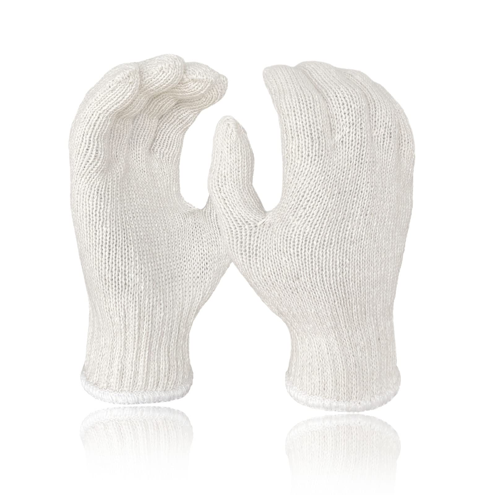 GSAFEME cotton glove liners for BBQ, heat protection during grilling