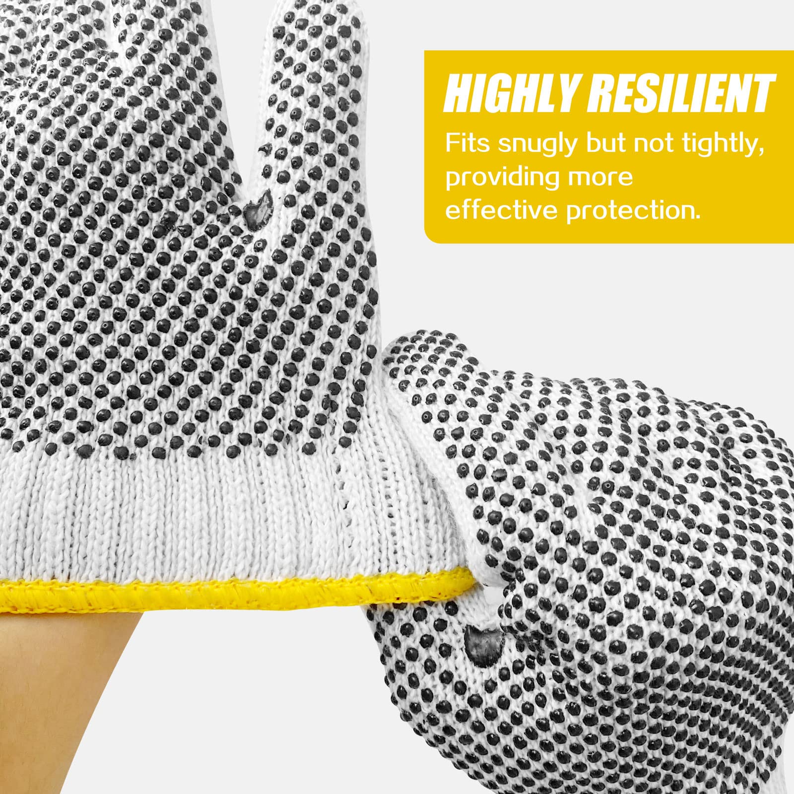GSAFEME cotton-polyester blend gloves for comfort and durability