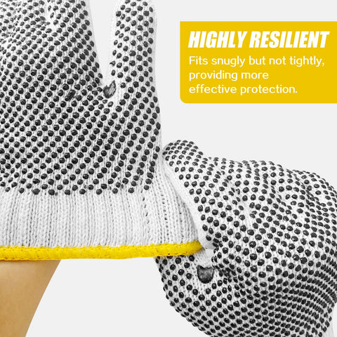 GSAFEME cotton-polyester blend gloves for comfort and durability