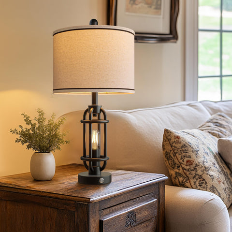 G-SAFAVA easy assembly table lamp for bedrooms.