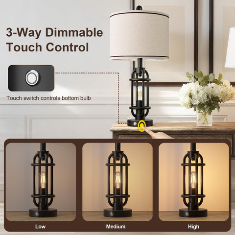 G-SAFAVA rotary top switch offers quick lighting control.