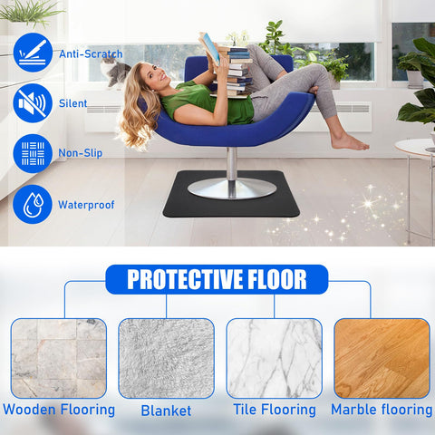 GSDOTZAP square 30x30 pad cut to fit larger recliner.