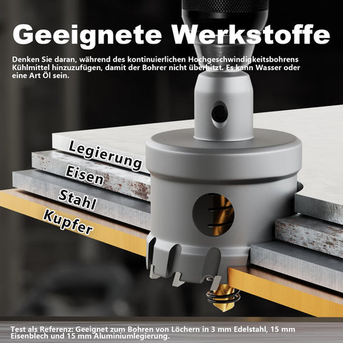 GSTK cutting aluminum and FRP with clean edges and smooth operation.