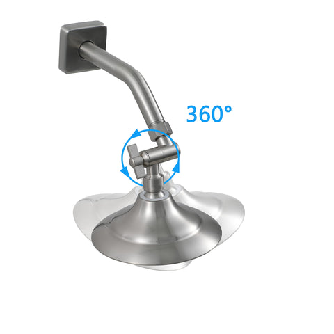 G-Sunny solid brass shower elbow provides sturdy, corrosion-resistant connection.