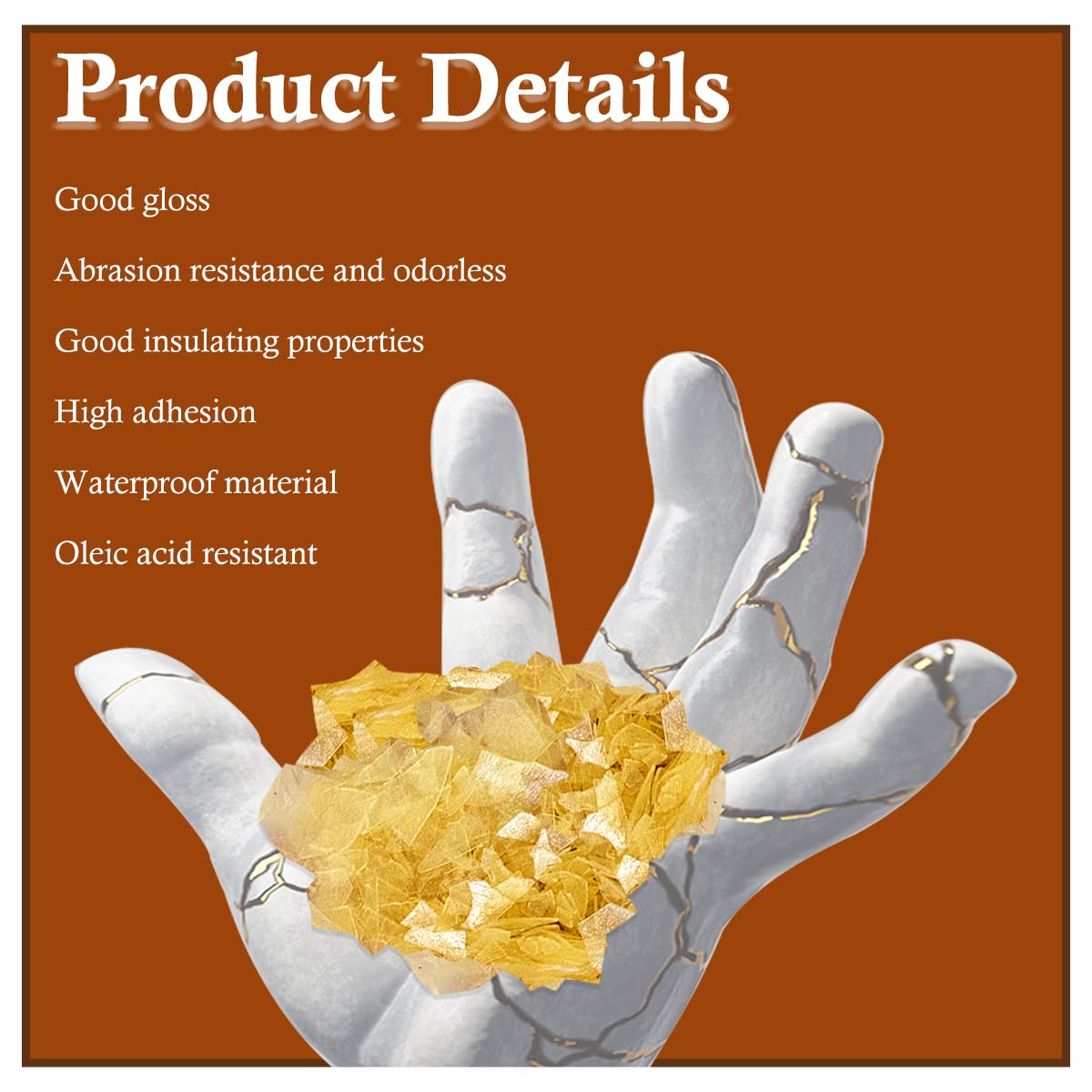 GSYUWH flakes offering moisture and oil resistance for surfaces