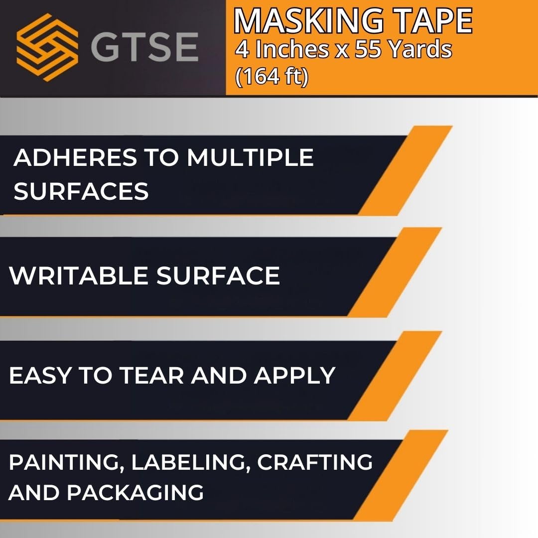 GTSE tape adheres to multiple surfaces including wood and painted walls.
