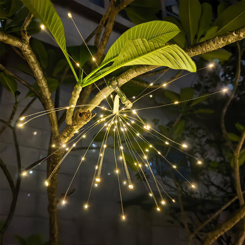 GTSYDING DIY copper-wire lights bend into fireworks shapes for creativity